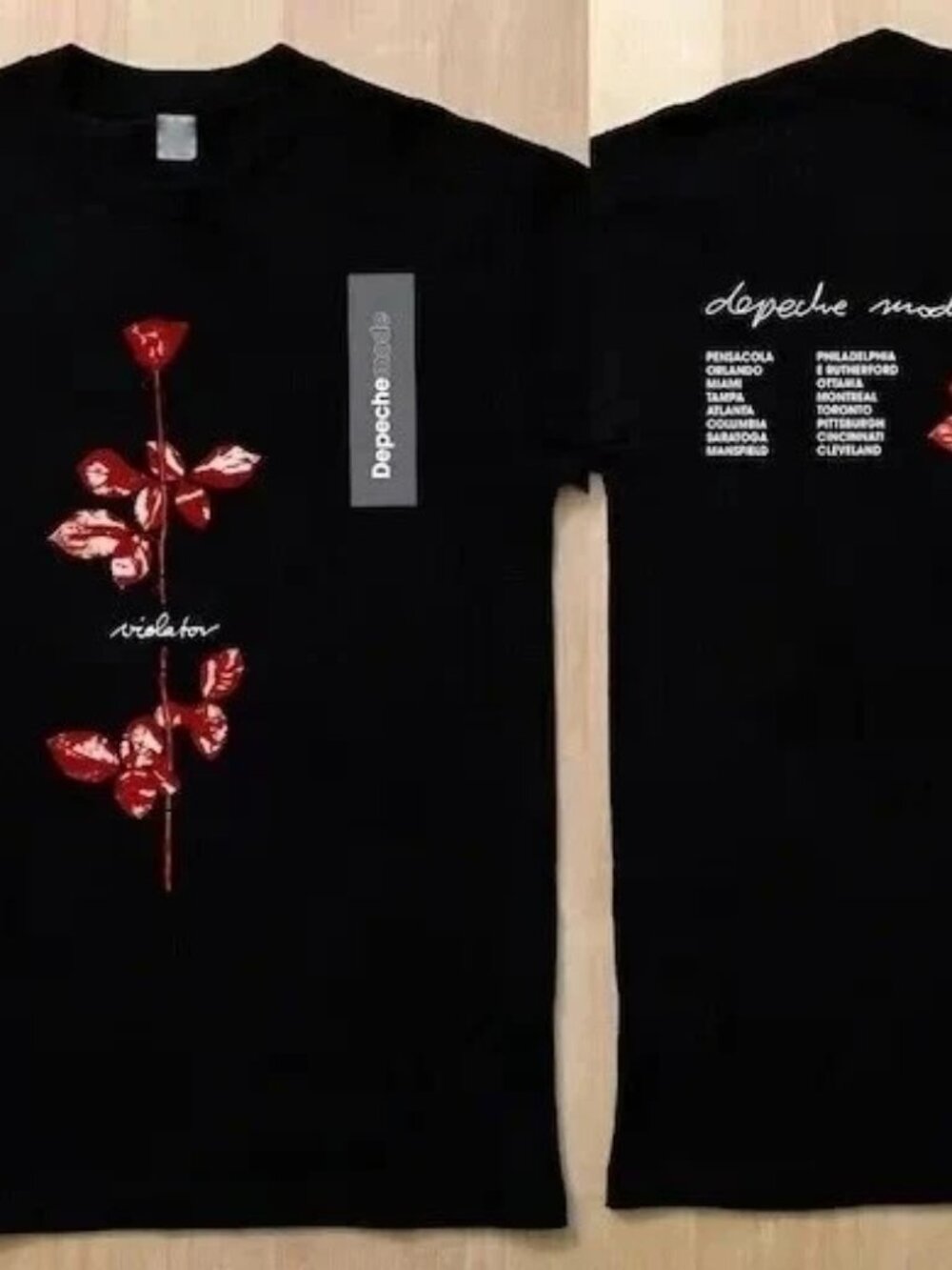 1990 DEPECHE MODE World Violator Concert T-Shirt
